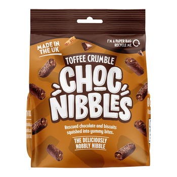 CHOC NIBBLES TOFFEE CRUMBLE BISCUIT BITES