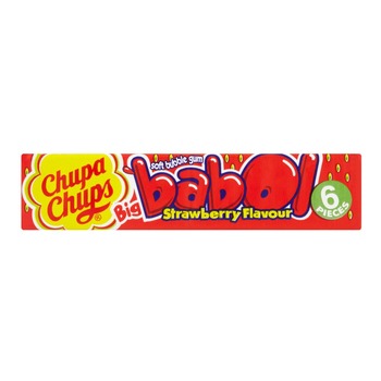 CHUPA CHUPS BABOL STRAWBERRY FLAVOUR BUBBLE GUM