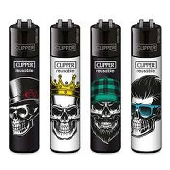 CLIPPER LIGHTER SKULLS HEADS 1