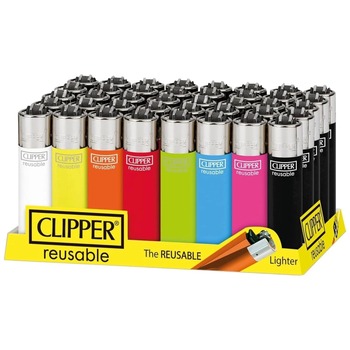 CLIPPER LIGHTER COLOURFUL (8 COLOURS)
