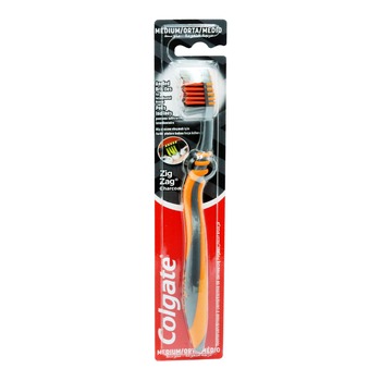 COLGATE ZIG ZAG CHARCOAL TOOTHBRUSH COLOURFULL