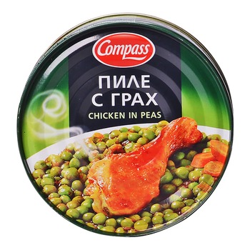 COMPASS CHICKEN IN PEAS