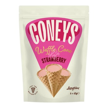 CONEYS WAFFLE CONE STRAWBERRY