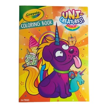 CRAYOLA UNI-CREATURES COLORING BOOK