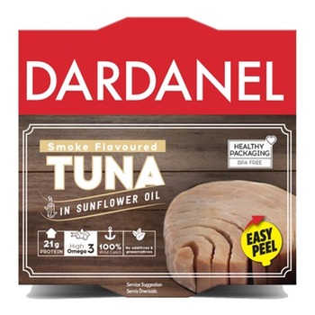 DARDANEL SMOKE FLAVOURED TUNA IN SUNFLOWER OIL