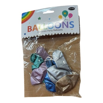 DECORATE PARTY BALLONS (WHITE TOP)