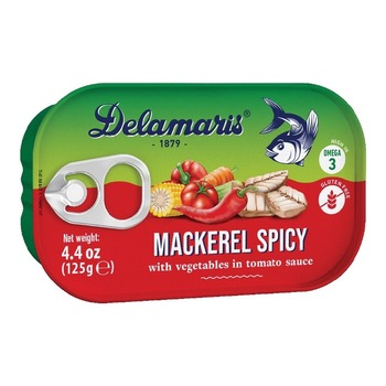 DELAMARIS PIKANT MACAREL FILLET PIECES WITH VEGETABLES