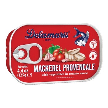 DELAMARIS PROVENCALE MACKEREL FILLET PIECES VEGETABLES
