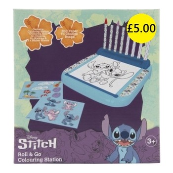 DISNEY STITCH ROLL & GO COLOURING STATION PM£5.00