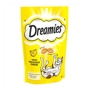 DREAMIES CATISFACTIONS WITH DELICIOUS CHEESE (YELLOW)