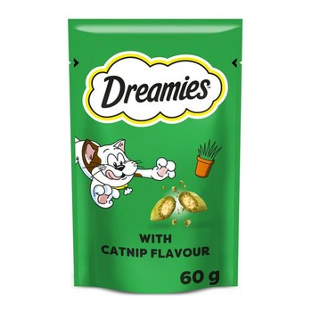DREAMIES CATISFACTIONS WITH IRRESISTIBLE CATNIP FLAVOUR (GREEN)