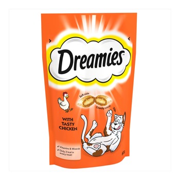 DREAMIES CATISFACTIONS WITH TASTY CHICKEN (ORANGE)