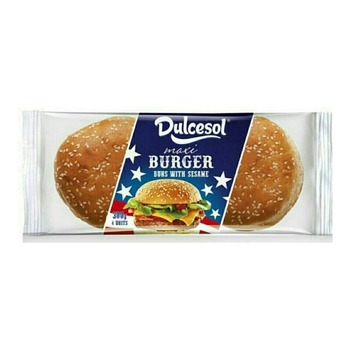 DULCESOL MAXI BURGER BUNS WITH SESAME