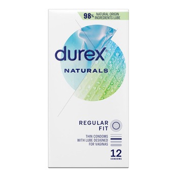 DUREX NATURALS REGULAR FIT CONDOMS