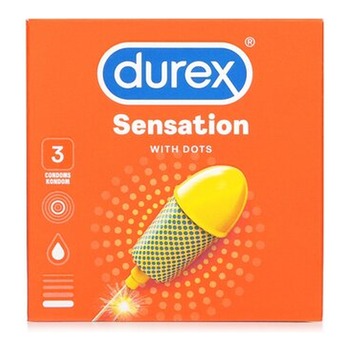 DUREX SENSATION WITH DOTS ORANGE