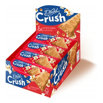 E WEDEL CRUCH POPCORN FLAVOUR CHOCOLATE BAR (RED BOX)