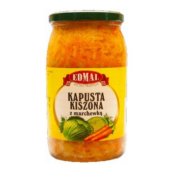 EDMAL KAPUSTA KISZONA Z MARCHEWKA(SAUERKRAUT)ORANGE