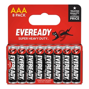 EVERYDAY SUPER HEAVY DUTY AAA BATTERIES PILES