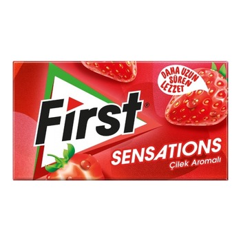 FIRST SENSATION STRAWBERRY CHEWING GUM