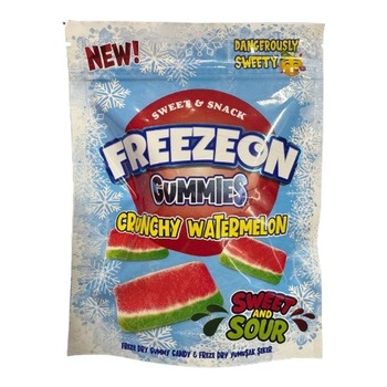 FREEZEON CRUNCHY WATERMELON SWEET AND SOUR GUMMIES