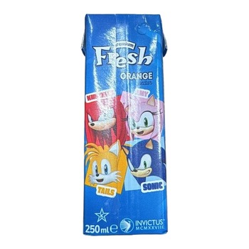 FRESH SONIC THE HEDGEHOG ORANGE NECTAR JUICE
