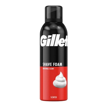 GILLETTE SHAVE FOAM REGULAR RED