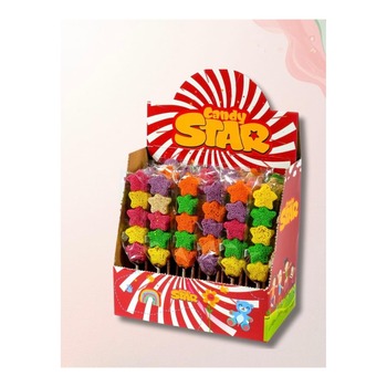 GOLDEN JELLY STAR LOLLIPOP (RAINBOW BOX)