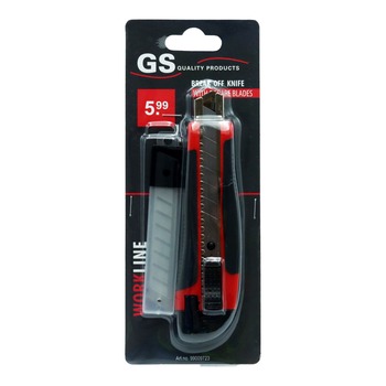 GS BREAK OFF KNIFE WITH 5 SPARE BLADES (99009723-5.99)