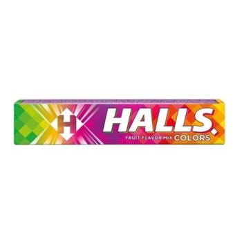 HALLS FRUIT FLAVOR MIX COLORS