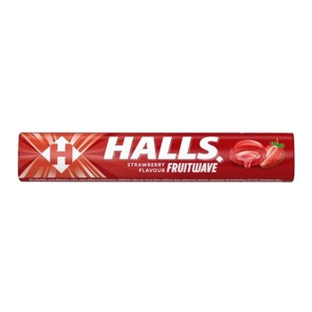 HALLS FRUITWAVE STARWBERRY