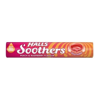 HALLS SOOTHERS PEACH RASPBERRY