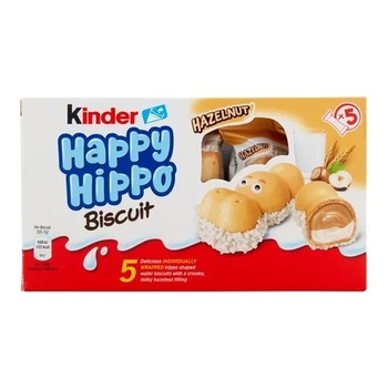 HAPPY HIPPO HAZELNUT 5PACK