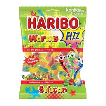 HARIBO FIZZ WORMS(EKSII LIKIRR)