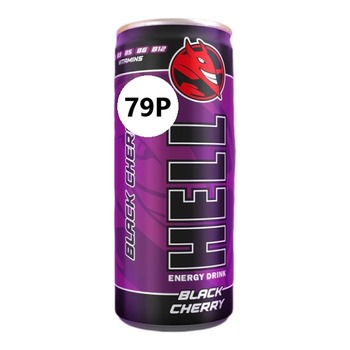 HELL BLACK CHERRY PM£0.79 BUY 10 GET 1 FREE