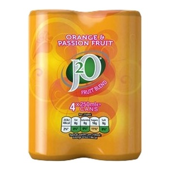 J20 ORANGE & PASSION FRUIT STILL DRINK CAN