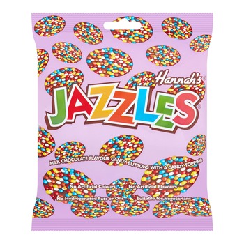JAZZLES MILK CHOCOLATE BUTTONS (VIOLET BOX)