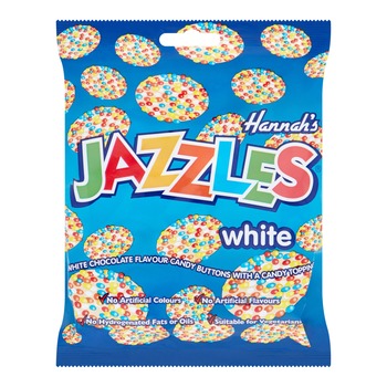 JAZZLES WHITE BUTTON SWEETS