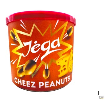 JEGA CHEESE PEANUTS IN TIN