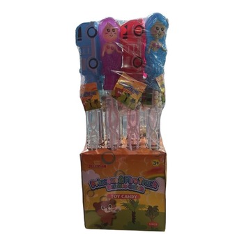 JELLYMAN PRINCESS&FIRE TRUCK BUBBLE STICK WITH TOY CANDY