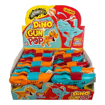 JOHNY BEE DINO GUN POP LOLLIPOP