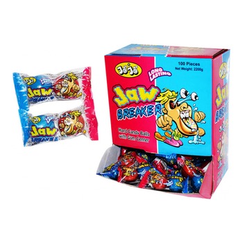 JOJO JAW BREAKER HARD CANDY BALLS WITH GUM CENTRE