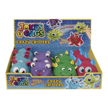JOKES&GAGS CRAZY CRITTERS SQUISHY