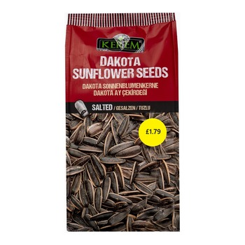 KEREM DAKOTA SUNFLOWER SEEDS ROASTED AND SALTED PM£1.79
