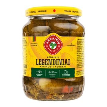 KKF LEGENDINIAI MARINUOTI AGURKAI (MARINATED CUCMBER)