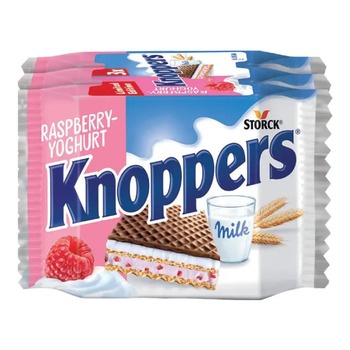 KNOPPERS RASPBERRY YOUGHURT 3PACK