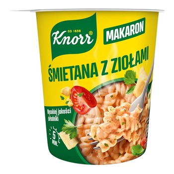 KNORR MAKARON SMIETANA Z ZIOLAMI