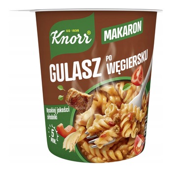 KNORR MAKARON Z SOSEM GULASZOWYM PO WEGIERSKU