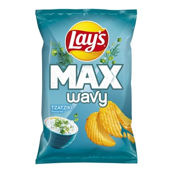 LAYS WAVY TZATZIKI (LIGHT BLUE)