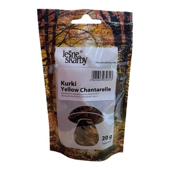 LESNE SKARBY KURKI YELLOW CHANTARELLE DRIED MUSHROOM