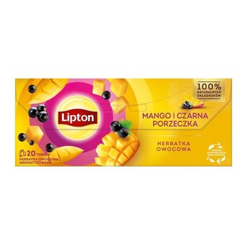 LIPTON MANGO I CZARNA PORZECZKA TEA